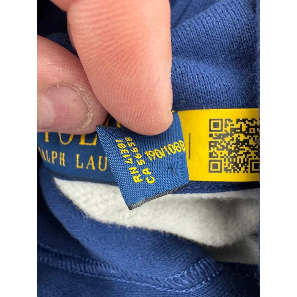 Polo Ralph Lauren Colorblock Hoodie Mens XXL Primary Colors Logo Pullover